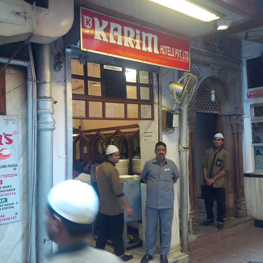 The original Karim Restaurant on Matia Mahal Street